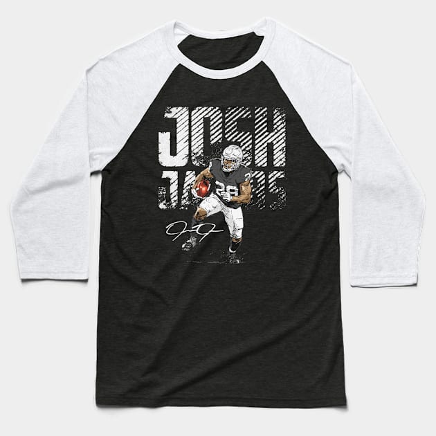 Josh Jacobs Las Vegas Bold Baseball T-Shirt by Buya_Hamkac